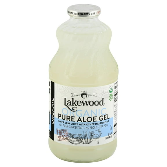 Lakewood Aloe Vera Gel Juice 32 oz (Pack Of 6)