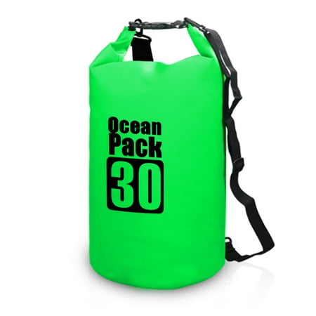 OWSOO 10L / 15L / 20L / 30L Outdoor Waterproof Dry Water Bag Roll Sack for Kayaking Rafting Boating River Trekking