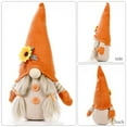 thumbnail image 3 of Holzlrgus 2Pcs Fall Gnomes Plush Thanksgiving Decorations Handmade Swedish Tomte Doll Mr and Mrs Scandinavian Gnomes Autumn Plush Gnome Decor Thanksgiving Day Gift Table Ornaments, 3 of 7
