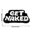 thumbnail image 3 of Mat With Contrast Letter Patterns Non Washable Highly Absorbent For Bathroom Hallway Bedroom Floor, 3 of 4