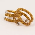thumbnail image 3 of BalsaCircle 4 Gold Swirl Design Rhinestone Napkin Rings Party Events Reception Decorations Wedding Supplies, 3 of 8