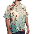 thumbnail image 2 of Tree Men's Short Sleeve Beach Shirts Hawaiian Button Down Casual Summer Printed Unisex Top, 2 of 6