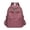 Pink, variant on Stylago Mini Women Backpacks Fashion Ladies Nylon Daypack Lightweight Multiple Zipper Shopping Travel Small Schoolbags Black