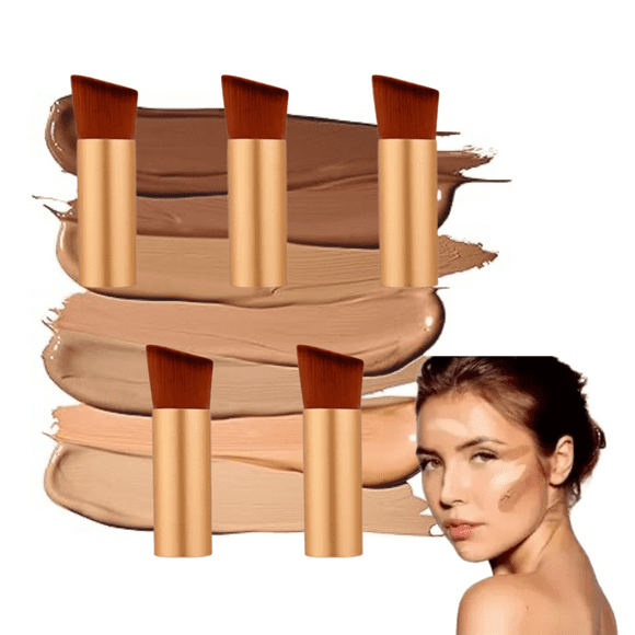 5 Brochas Para Base Maquillaje Profesional Chicas Suave