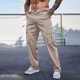thumbnail image 1 of Ceisia Men's Spring Summer Workwear Pants - Solid Gift Color Casual Multi-Pocket Button Waist Straight-Leg Outdoor Trousers, 1 of 5