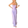thumbnail image 3 of Coduop Women Strapless Maxi Tube Dress,Off Shoulder Backless Party Long Dress,Going Out Dress, 3 of 9