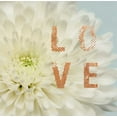 thumbnail image 2 of Greenwood, Julie 12x12 Black Ornate Wood Framed with Double Matting Museum Art Print Titled - Love Flower, 2 of 4
