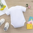 thumbnail image 7 of LOVEBAY Kids Outfits Sister Matching Outfits For Baby & Little Girl Crew Neck Cute Letter Print T-shirt Summer Plain Top Tees Toddler Girls T-shirt, 7 of 7