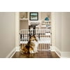 Carlson Pet Products Expandable Metal Dog Gate, White, 38"L x 2"W x 24"H