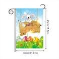 Clearance! Lognanla Easter Garden Banner Ornaments Spring Outdoor