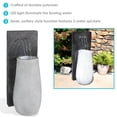 thumbnail image 2 of Sunnydaze 35"H Electric Polyresin Three Stream Monterno Outdoor Water Fountain with LED Light, 2 of 7