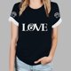 thumbnail image 5 of Tops Y Blusas de las Mujeres Estampadas Cuello Redondo Manga Corta, Poliéster Casual Top para Diario, Fiesta Y Todas las Estaciones, 5 of 8
