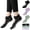 3 pairs of B styles, variant on Sunvo Grip Pilates Yoga Socks for Women, 3 Pairs, Non Slip Grippy Socks for Barre Ballet Dance New