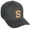 Charcoal, variant on Classic Baseball Hat Custom A to Z Initial Team White Neon Orange Letter, Rust Cap, Letter W