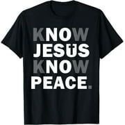 Faithful Cross Design: Discover Serenity & Embrace Jesus with this Christian T-Shirt