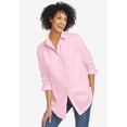 thumbnail image 4 of Woman Within Plus Size Perfect Long Sleeve Shirt, 4 of 5