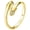 Gold, variant on 925 sterling silver jewelry love hug ring retro fashion tide flow open ring