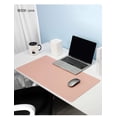 thumbnail image 5 of Leather Desk Pad Protector, 31.5" x 15.7" Waterproof Mouse Pad Desk Mat, Non-Slip PVC Leather Desk Blotter Laptop Desk Pad Writing Pad(Flower pink), 5 of 8
