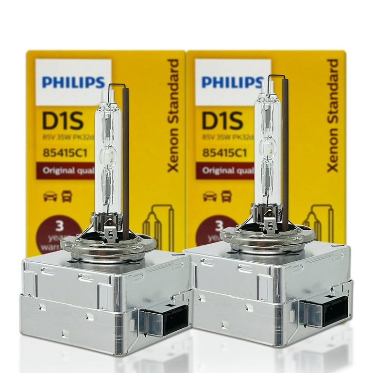 D1S - Philips HID Standard OEM 4300K 85415C1 Bulb w/ Security label (Pack  of 2)