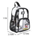 thumbnail image 3 of Disney Mickey Mouse Waving Adult 11" Clear Mini Backpack, 3 of 7