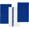 thumbnail image 2 of Beauty Threadz Kitchen Towels, 15 x 25 Inches, 100% Ring Spun Cotton Super Soft and Absorbent Dish Towels, Tea Towels and Bar Towels, (Blue with Check Stripe Pack of 12), 2 of 7