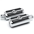 thumbnail image 1 of Krator Skull Head Front or Rear Foot Peg Foot Rests Chrome Compatible with Harley-Davidson Sportser Male Peg Mount, 1 of 4