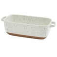 thumbnail image 4 of Denmark Tools for Cooks 1.7 Quart Speckled White Loaf Pan Bread Baking Dish with Handles, 4 of 4