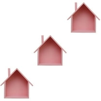 Set of 3 Wooden Wall Shelf Home Decor Room Mounted Display Child