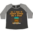 thumbnail image 3 of Inktastic Peanut Butter Spoon Women's Plus Size T-Shirt, 3 of 5