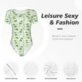 thumbnail image 6 of Balery Kitchen Utensiles Cooking Pots Women's Short Sleevee Crew Neck Bodysuit Tops Short Sleeve Tops Basic-Small, 6 of 9