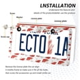 thumbnail image 5 of GZHJMY Red Mushroom Car License Plate Frame, 2 Pack Aluminum License Plate Holder with Screws for Men Women License Plate Cover-Round Hole Decorative, 5 of 7