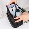 thumbnail image 2 of Bolsa de cosméticos de malla impermeable, bolsa de lavado portátil de gran capacidad para mujeres, bolsa de almacenamiento de viaje para artículos de primera necesidad para hombres, 2 of 4