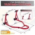 thumbnail image 2 of Soporte para moto Donext, elevador de ruedas traseras para bicicleta deportiva de 385 kg, 2 of 8