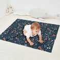 thumbnail image 2 of Pioneer Flower Floral Print Pattern Blanket,Comfortable Soft Flannel Throw Blanket,All Season,Warm Lightweight Blankets for Sofa Bed Couch Living Room Chair,30"x40", 2 of 4