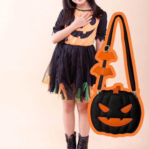 Bolso de hombro para mujer Salvador Bolso cruzado de calabaza Bolso de almacenamiento portátil informal Bolso de mano Mini de Halloween negro gracioso