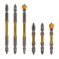 thumbnail image 3 of 6Pcs Tournevis Bit Magnétique 65Mm 110Mm Croix Double Tête Tournevis Électrique, 3 of 10