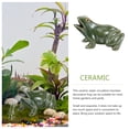 thumbnail image 2 of heka Frog Waterfall Fountain Outdoor Decor Ceramic Ornaments, 2 of 6