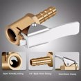 TUMALL 1/4inch Brass Tire Inflator Lock on Air Chuck, Air Compressor