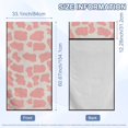 thumbnail image 3 of FOR U DESIGNS Pink Cow Spot Print Car Seat Cover for Trucks and SUVs Universal Front Seat Protector, Sweat Towel with Storage Bag, Multi-Purpose Towels for Gym, Beach, and Athletic, 3 of 7