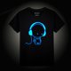 thumbnail image 1 of Clearance Beats Headphones Headphones Wireless Summer Family Children Boys Headset Short Sleeve Fluorescence T shirt Clothes, 1 of 9