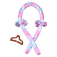thumbnail image 1 of 2X Diadema con Varilla para Rizar Sin Calor, Rizos Ondulados, Rizador Perezoso, Conjunto de Herramientas, Teñido Anudado Rosa Yinane Varilla que se encrespa sin calor, 1 of 8