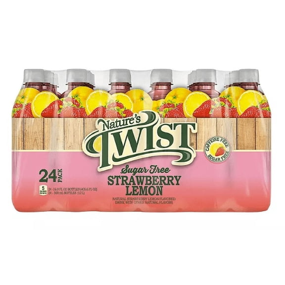 Nature's Twist Sugar-Free Strawberry Lemon (16.9 fl. oz., 24 pk.)