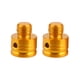 thumbnail image 2 of M10 * 1.25 Tornillos adaptadores universales de pernos de rosca para espejo retrovisor de motocicleta para Yamaha (Oro) Jadeshay A, 2 of 8