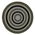 thumbnail image 3 of Better Trends Round Braided Rug, 8' (96") Diameter, Reversible Indoor Area Rug for Living Room or Bedroom, Stain-Resistant 100% Polypropylene, Newport Collection – Black, 3 of 5