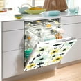 thumbnail image 2 of Yayeee Magnetic Dishwasher Cover for The Front Decoration Home Kitchen Machine Sticker Protector, White Flower, 2 of 6