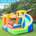 thumbnail image 2 of Doctor Dolphin Inflatable Bounce House with Slide,Jumping Bouncer for Kids Outdoor and Indoor, 2 of 7