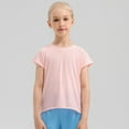 thumbnail image 3 of GYRATEDREAM Girls Short Sleeve Dry-Fit Crew Neck Active Athletic Performance T-Shirt for Kids 5-12 Years, 3 of 9