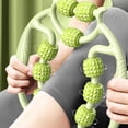 thumbnail image 4 of Rouleau Masseur de Jambes à 9 Roues 360° - Outil Portable pour Amincir les Mollets et Soulager les Muscles avec Design Ergonomique (Vert), 4 of 6