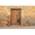 thumbnail image 2 of Wilson, Emily M. 14x11 White Modern Wood Framed Museum Art Print Titled - Middle East-Arabian Peninsula-Al Batinah South-Old wooden door on a building in Oman, 2 of 4