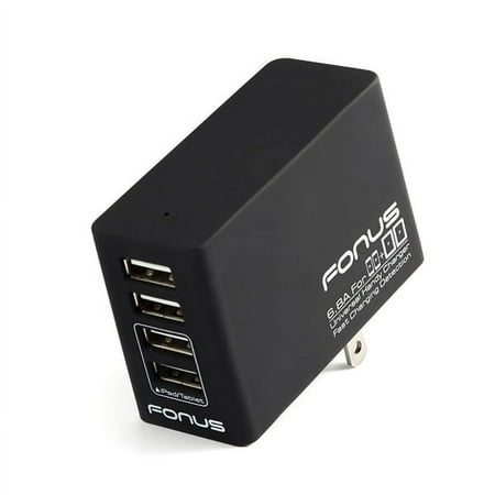 34W Home Charger for Galaxy S20/Ultra/Plus - 4-Port USB 6.8A Wall AC Plug Power Adapter Rapid Travel Folding Prongs N4J for Samsung Galaxy S20/Ultra/Plus Phones price history on PriceWatchPro